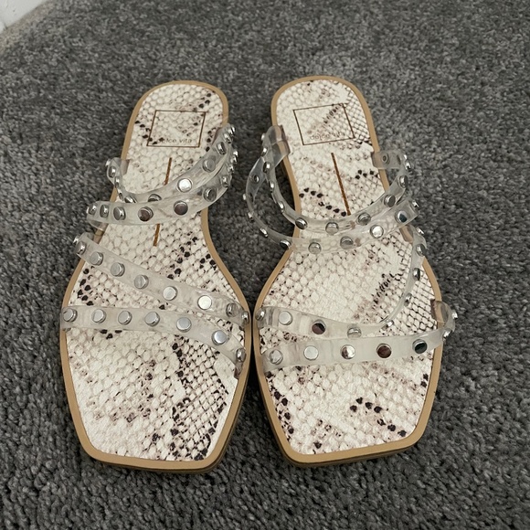 Dolce Vita snake skin sandals - Picture 1 of 3